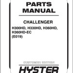 Hyster Forklift A to Z Series 3.05 GB PDF Parts Manual