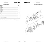 Hyster U005 H80FT H90FT H100FT H110FT H120FT Parts Catalog 4128542 02-2024