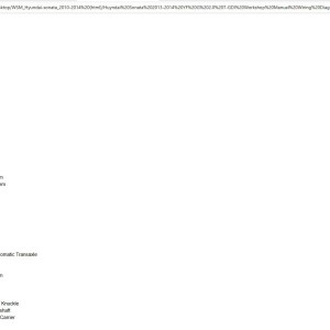Hyundai Automotive Sonata 2013-2014 YF G 2.0 T-GDI Workshop Manuals Wiring Diagrams