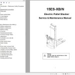 Hyundai 15ES-XB 15ES-XN Electric Pallet Stacker Service Manual