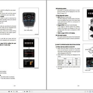 Hyundai HW160A HW180A Wheel Excavator Operation Manual