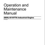 Perkins Engine 2806J-E18TTA Operation and Maintenance Manual M0109073
