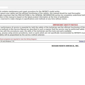 Infiniti QX60 L50 2019 - 2026 Automotive Service Manual Wiring Diagrams