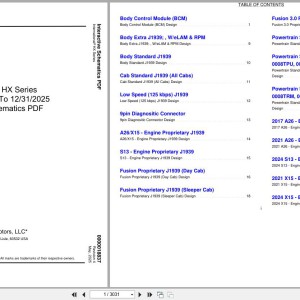 International HX Series Interactive Schematics 00000018837 2025