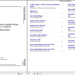International LT RH Lonestar Series Interactive Schematics 0000018825 2021
