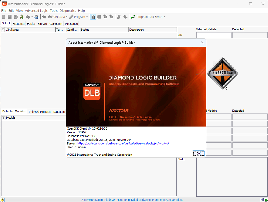 International Navistar DLB Diamond Logic Builder 10.2025 Program (2)