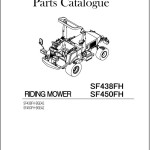 Iseki SF438FH SF450FH Parts Catalog 1809-097-100-10