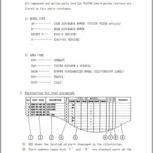 Iseki SG153H Parts Catalog 1608-097-100-10