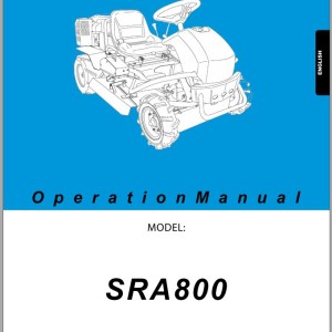 Iseki SRA800 Operators Manual and Wiring Diagram 9067-394-401-10