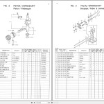 Iseki SW621-E01 SW621-BE01 Parts Catalog 2500-098-200-10