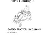 Iseki SXG216 Parts Catalog 1782-097-320-00