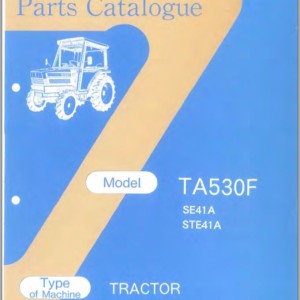 Iseki TA530F-SE41A TA530F-STE41A Parts Catalog 1995-098-200-00