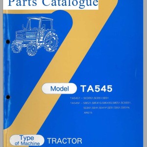 Iseki TA545T TA545F Series Parts Catalog 1597-098-100-10