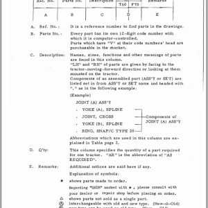 Iseki TD4451 Parts Catalog