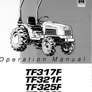 Iseki TF317 TF321 TF325 TF330 Operators Manual 9711-03-300