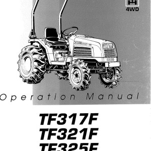 Iseki TF317F TF321F TF325F Operators Manual 9311-01-200