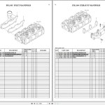 Iseki TG5395 TG5475 Parts Catalog 1747-095-100-0A