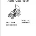 Iseki TG6370G TG6490G Parts Catalog 1815-097-110-00