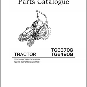 Iseki TG6370G TG6490G Parts Catalog 1815-097-110-00