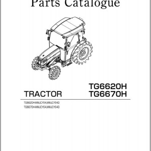 Iseki TG6620H TG6670H Parts Catalog 1817-097-100-00
