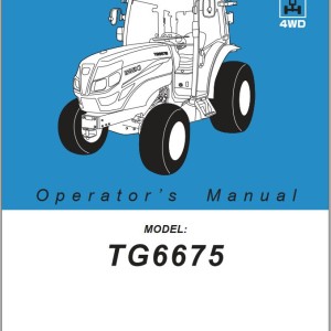 Iseki TG6675 Operators Manual and Wiring Diagram 1817-912-101-0A-EN