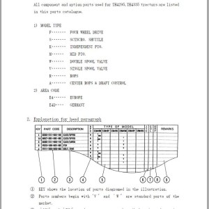 Iseki TH4295 TH4335 Parts Catalog 1772-097-100-00