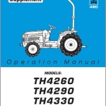 Iseki TH4330 TH4290 TH4260 Operators Manual and Wiring Diagram