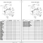 Iseki TJA8080 TJA8090 TJA8100 Parts Catalog 1807-095-100-0A