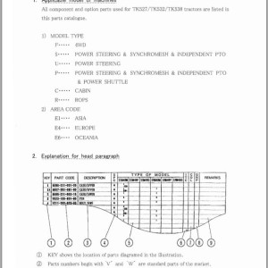 Iseki TK527 TK532 TK538 Parts Catalog 1674-097-100-10