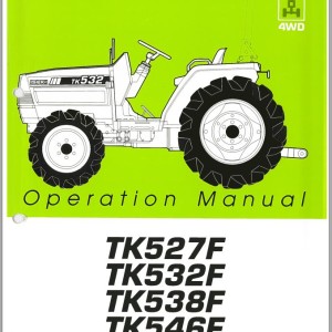 Iseki TK527F TK532F TK538F TK546F Operators Manual and Wiring Diagram 0110-01-300