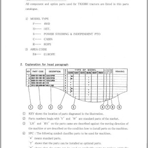 Iseki TK538H Parts Catalog 1674-097-120-00