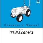 Iseki TLE3400-H3 Operators Manual and Wiring Diagram 1834-912-102-0-EN