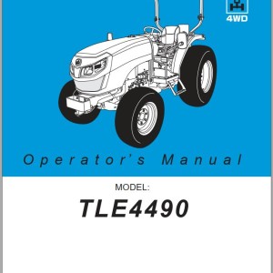 Iseki TLE4490 Operators Manual and Wiring Diagram 1833-912-101-0-EN