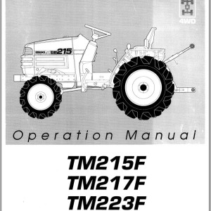 Iseki TM215 TM217 TM223F Operators Manual