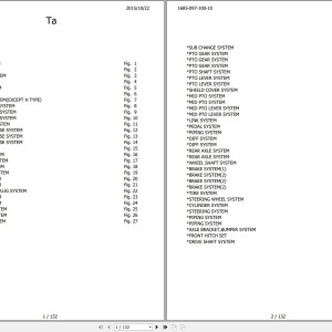 Iseki TM223 Parts Catalog 1685-097-100-10