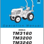 Iseki TM3160 TM3200 TM3240 Operators Manual and Wiring Diagram 0312-01-300