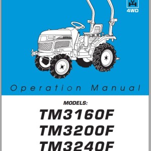 Iseki TM3160F TM3200F TM3240F Operators Manual and Wiring Diagram 0311-01-50