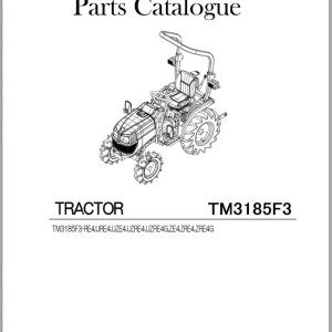 Iseki TM3185-F3 Parts Catalog 1776-097-120-00