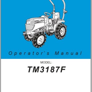 Iseki TM3187F Operators Manual 1776-912-103-1A-EN