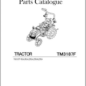 Iseki TM3187F Parts Catalog 1776-097-130-0A