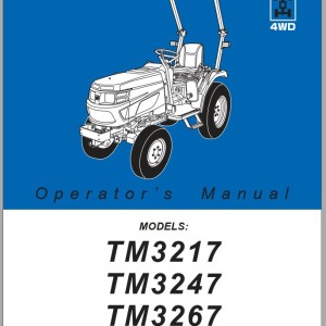 Iseki TM3217 TM3247 TM3267 Operators and Wiring Diagram 1774-912-102-00-EN