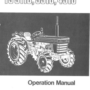 Iseki TS3110 TS3510 TS4510 Operators Manual and Wiring Diagram