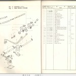 Iseki TX1000 TX1000F Parts List 1400-099-007-00
