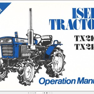 Iseki TX2140 TX2160 Operators Manual