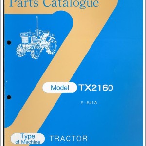 Iseki TX2160F-E41A Parts Catalog 1435-098-014-00