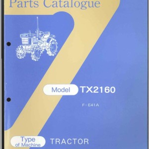 Iseki TX2160F-E41A Parts Catalog 1435-098-200-00