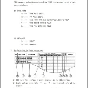 Iseki TXG23 Parts Catalog 1739-097-100-20