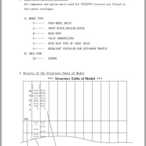 Iseki TXG237F3 Parts Catalog 1739-097-210-00