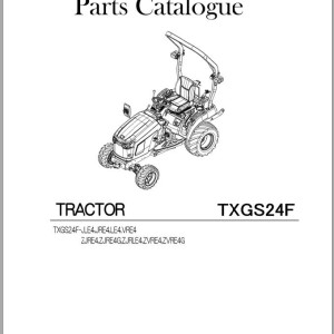 Iseki TXGS24 Parts Catalog 1845-097-100-0A