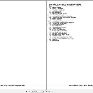 Isuzu UCR UCS THAILAND 2005-2013 Spare Parts Catalog PDF 51027